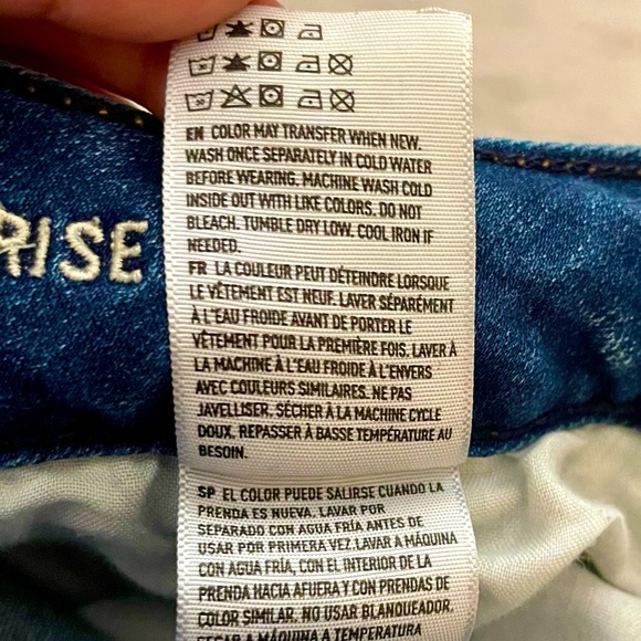 American Eagle Outfitters Distressed Women’s Stretch Cutoff Shorts, Size 6 - Picture 9 of 10